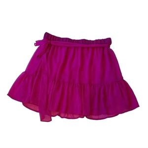 Banana Replublic Purple Fushia Flowy Mini Skirt